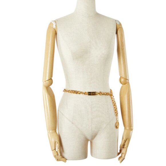 CHANEL CC Logos 31 Rue Cambon PARIS Chain Belt 33" Gold Tone Auth w/Box - Picture 1 of 6